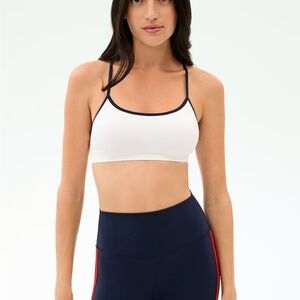 Splits59 Loren Seamless Sports bra, white/indigo XS/S, brand new with tags